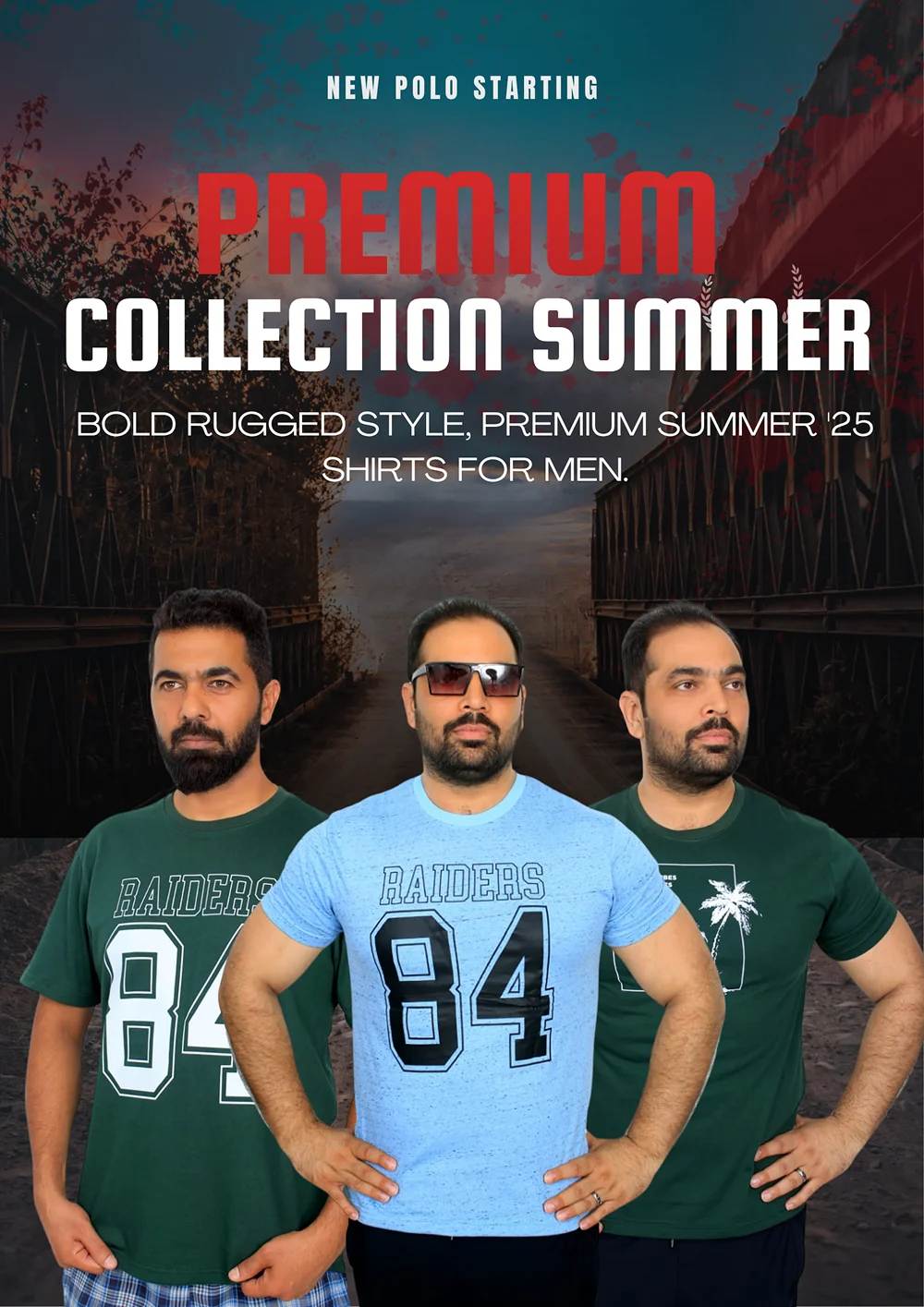 Red Black Modern Fashion Promotion Template (Poster) 1